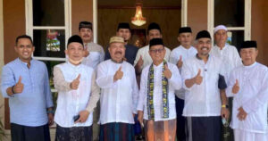 Petinggi Golkar Gorontalo Utara Silaturahmi Bersama Thariq Modanggu