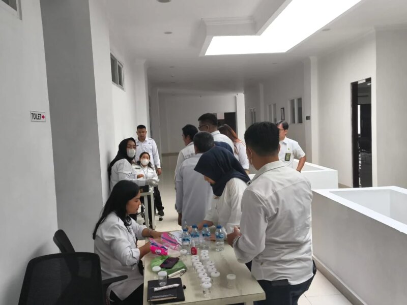 Tes Urine Mendadak, PN Sei Rampah Tegaskan Bersih dari Narkotika – Detiktoday.com