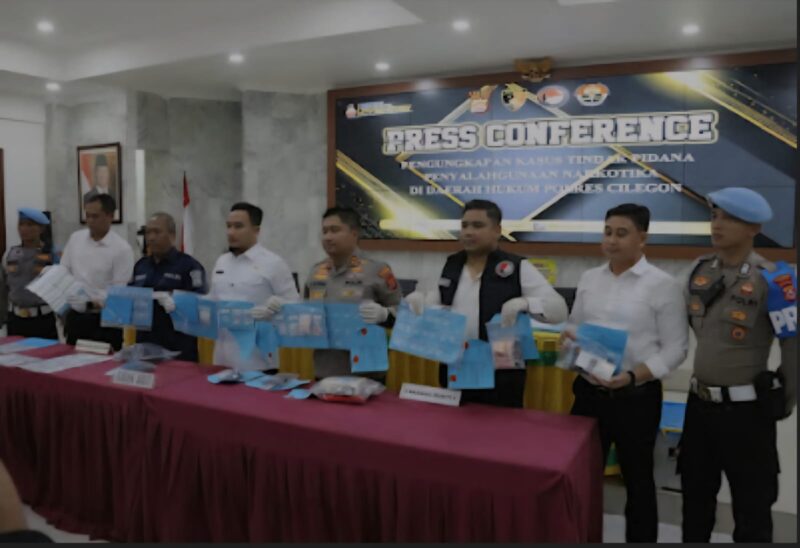 Polres Cilegon Komitmen Memberantas Peredaran Gelap Narkoba, Berhasil Mengungkap 9 Kasus