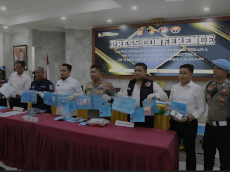 Polres Cilegon Komitmen Memberantas Peredaran Gelap Narkoba, Berhasil Mengungkap 9 Kasus