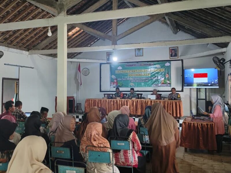 Sinergitas TNI-Polri dan Pemkab Trenggalek, Dorong Desa Ramah Perempuan dan Peduli Anak