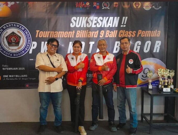 Tim Biliar PWI Jakarta Siap Jamu PWI Kalsel di Berlian Billiard Jakarta Selatan