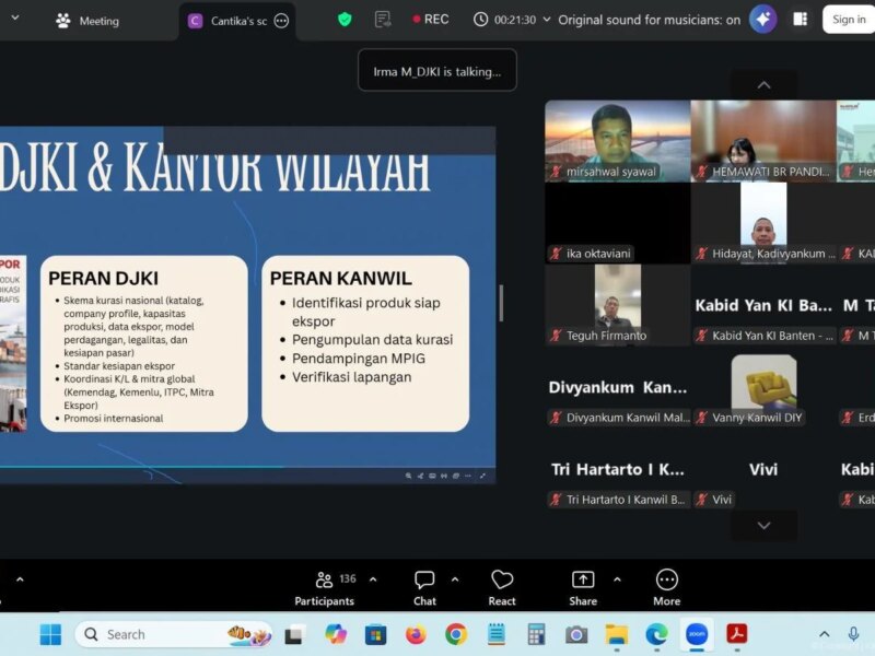 Kanwil Kemenkum Jambi Ikuti Rakor DJKI, Dorong Penguatan Indikasi Geografis 2026 – Detiktoday.com