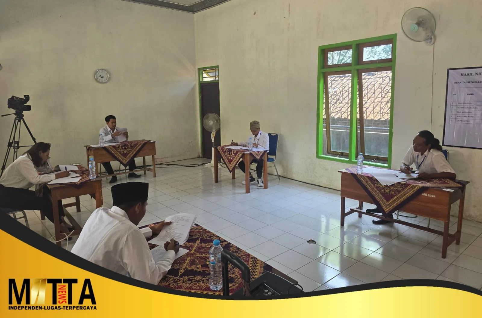 Ujian Perangkat Desa di Tulungagung Transparan dan Objektif, Doni Widodo Kantongi Nilai Tertinggi Seleksi Kadus – Detiktoday.com