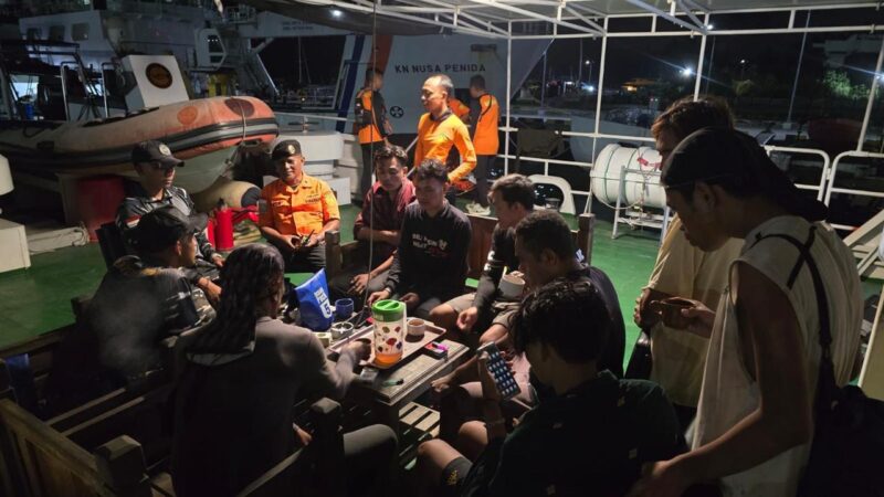 AKSI SIGAP TNI AL BERSAMA TIM SAR GABUNGAN, SELAMATKAN NELAYAN DI PERAIRAN NUSA LEMBONGAN