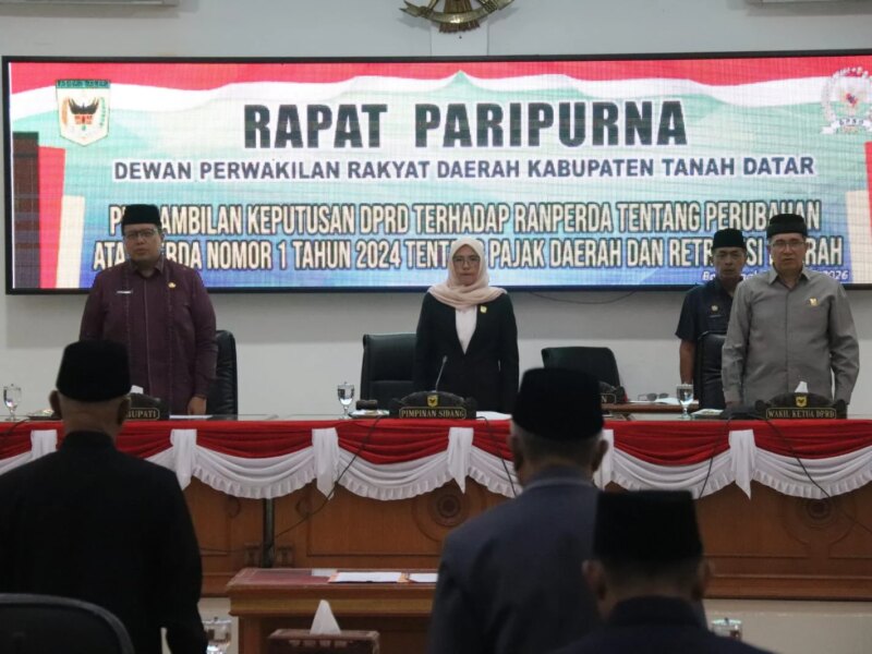 Ranperda Pajak dan Retribusi Daerah Disetujui Jadi Perda  – Detiktoday.com
