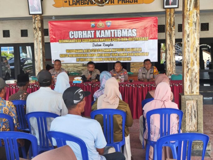 Curhat Kamtibmas di Lambangan, Polresta Sidoarjo Serap Aspirasi dan Perkuat Sinergi Warga – Detiktoday.com