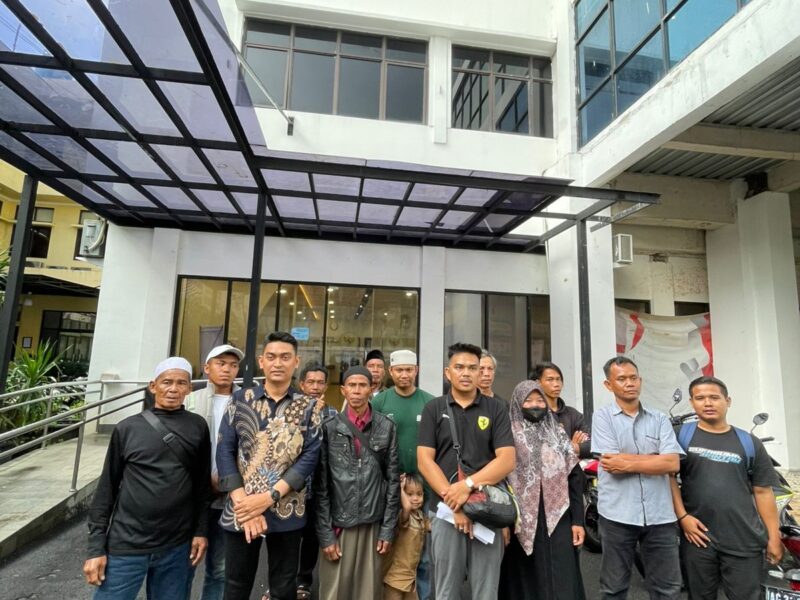 MASYARAKAT TERDAMPAK TANAH BERGERAK BANTARGADUNG SUKABUMI, SAMPAIKAN ASPIRASI KE KOMNAS HAM