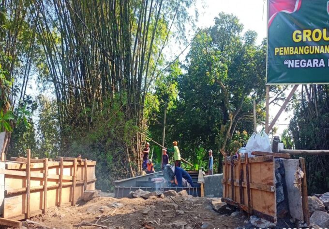 Empat Titik Jembatan Perintis Garuda Tahap III Digarap Kodim Ponorogo, Berikut Capaiannya