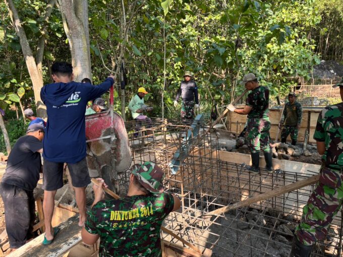 Jembatan Perintis Garuda Tahap III Kodim Ponorogo, Dinanti Dan Dirindukan Warga