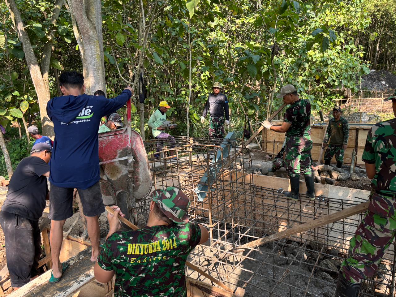 Jembatan Perintis Garuda Tahap III Kodim Ponorogo, Dinanti Dan Dirindukan Warga