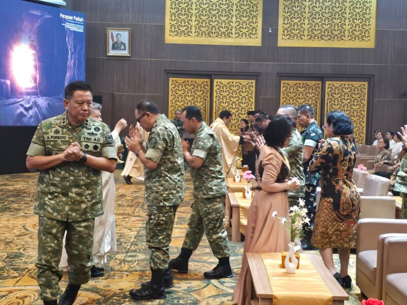 Uskup Antonius: Kekuatan Sejati Prajurit Ada pada Rohani