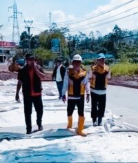 Kadis PU Kabupaten Sukabumi, Monitoring Proyek Betonisasi Jalan Ahmad Yani Palabuhanratu