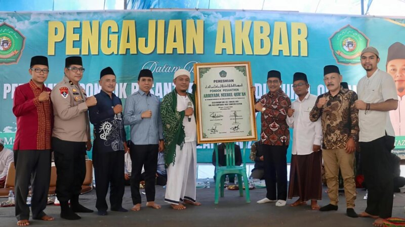 Ponpes Arriyadl Nurul Qur'an Diresmikan, Wabup Muba Kyai Abdur Rohman Dorong SDM Unggul Berakhlak – Detiktoday.com