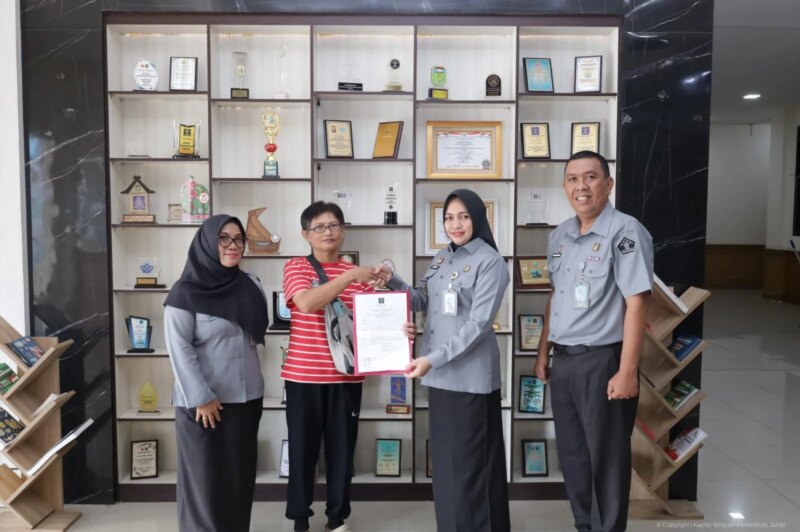 Penegasan Status WNI Diserahkan, Kanwil Kemenkum Jambi Pastikan Kepastian Hukum Warga – Detiktoday.com