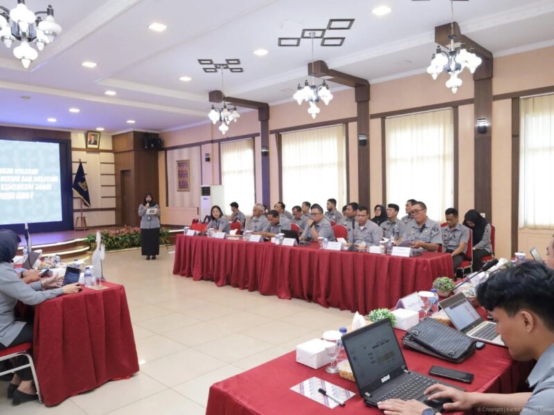 Desk Evaluasi ZI Digelar, Kanwil Kemenkum Jambi Perkuat Langkah Raih Predikat WBBM – Detiktoday.com