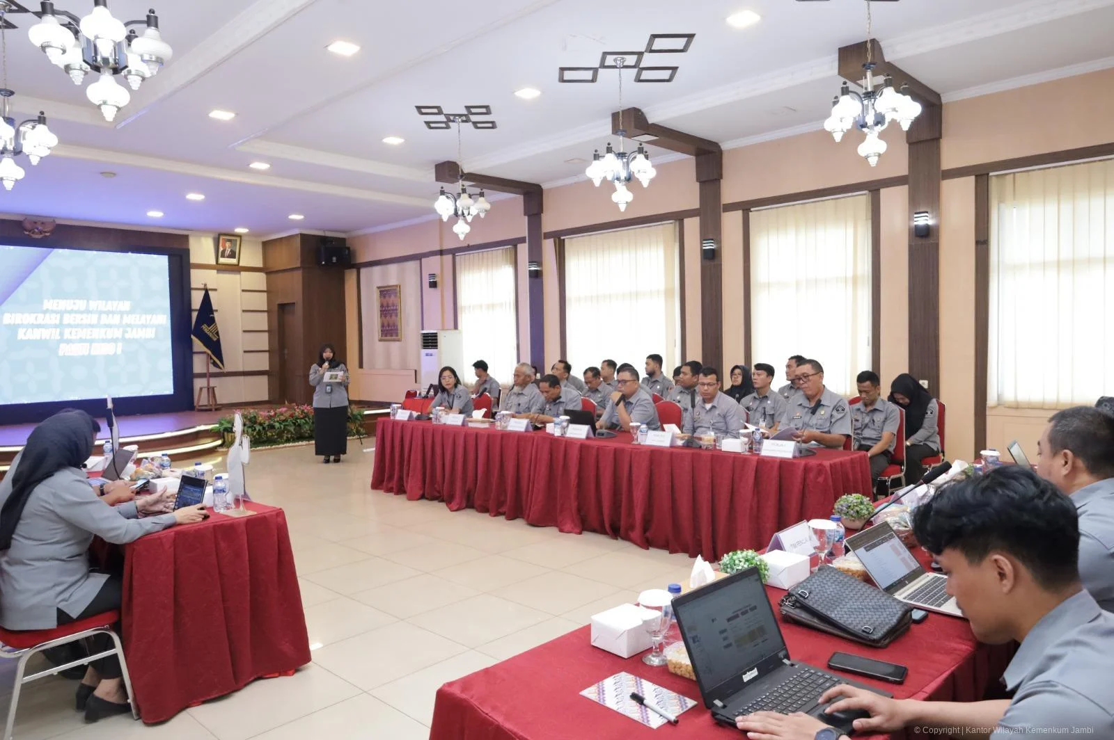 Desk Evaluasi ZI Digelar, Kanwil Kemenkum Jambi Perkuat Langkah Raih Predikat WBBM – Detiktoday.com