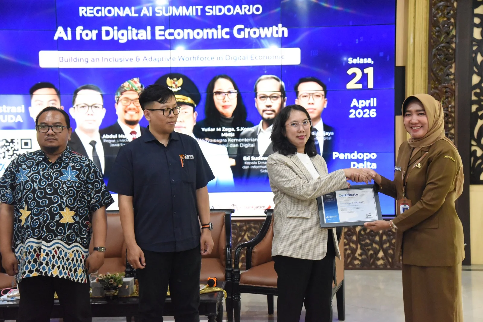 Sidoarjo Jadi Lokasi Garuda AI Summit 2026, Dorong Pemerintahan Cerdas dan Kembangkan Daya Saing UMKM  – Detiktoday.com