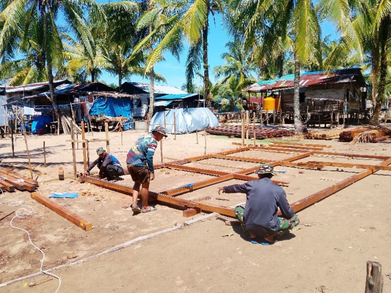 Masuk Hari Kedua TMMD Ke-128, Personel Satgas Kejar Progres Sasaran Fisik