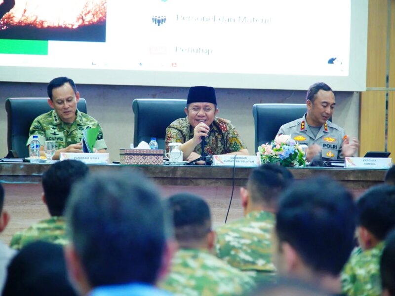 Bupati Muba HM Toha Tohet Ikuti Rakor Karhutbunlah – Detiktoday.com
