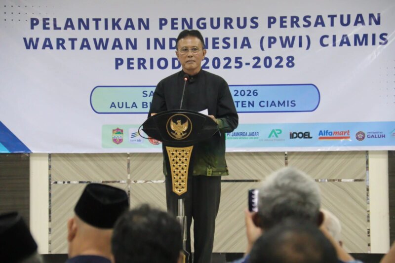Pelantikan PWI Ciamis 2025–2028, Herdiat Sunarya Tekankan Marwah dan Profesionalisme Pers – Detiktoday.com