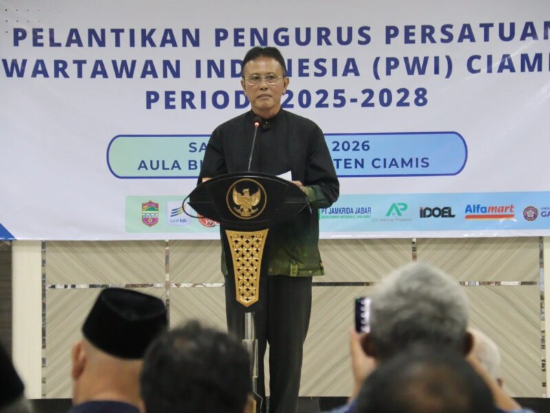 Pelantikan PWI Ciamis 2025–2028, Herdiat Sunarya Tekankan Marwah dan Profesionalisme Pers – Detiktoday.com