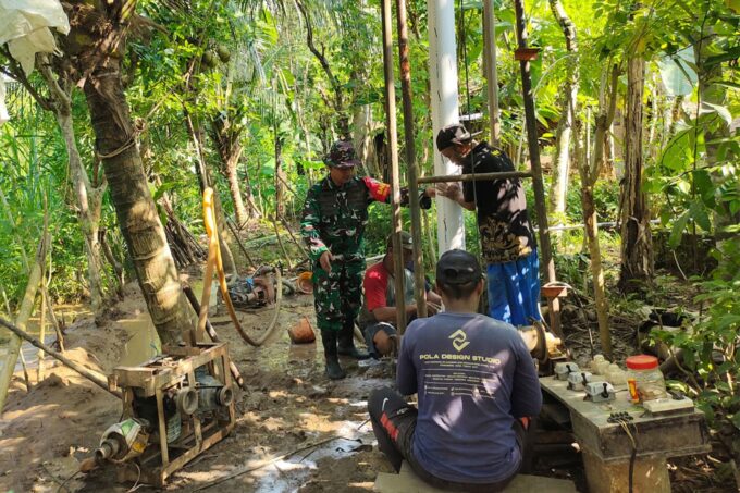 Satgas TMMD Mulai Bangun Sumur Bor