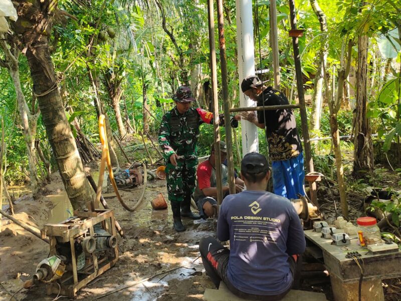 Satgas TMMD Mulai Bangun Sumur Bor