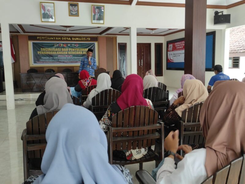 Gandeng BPBD, Satgas Gelar Penyuluhan Penanggulangan Bencana Alam