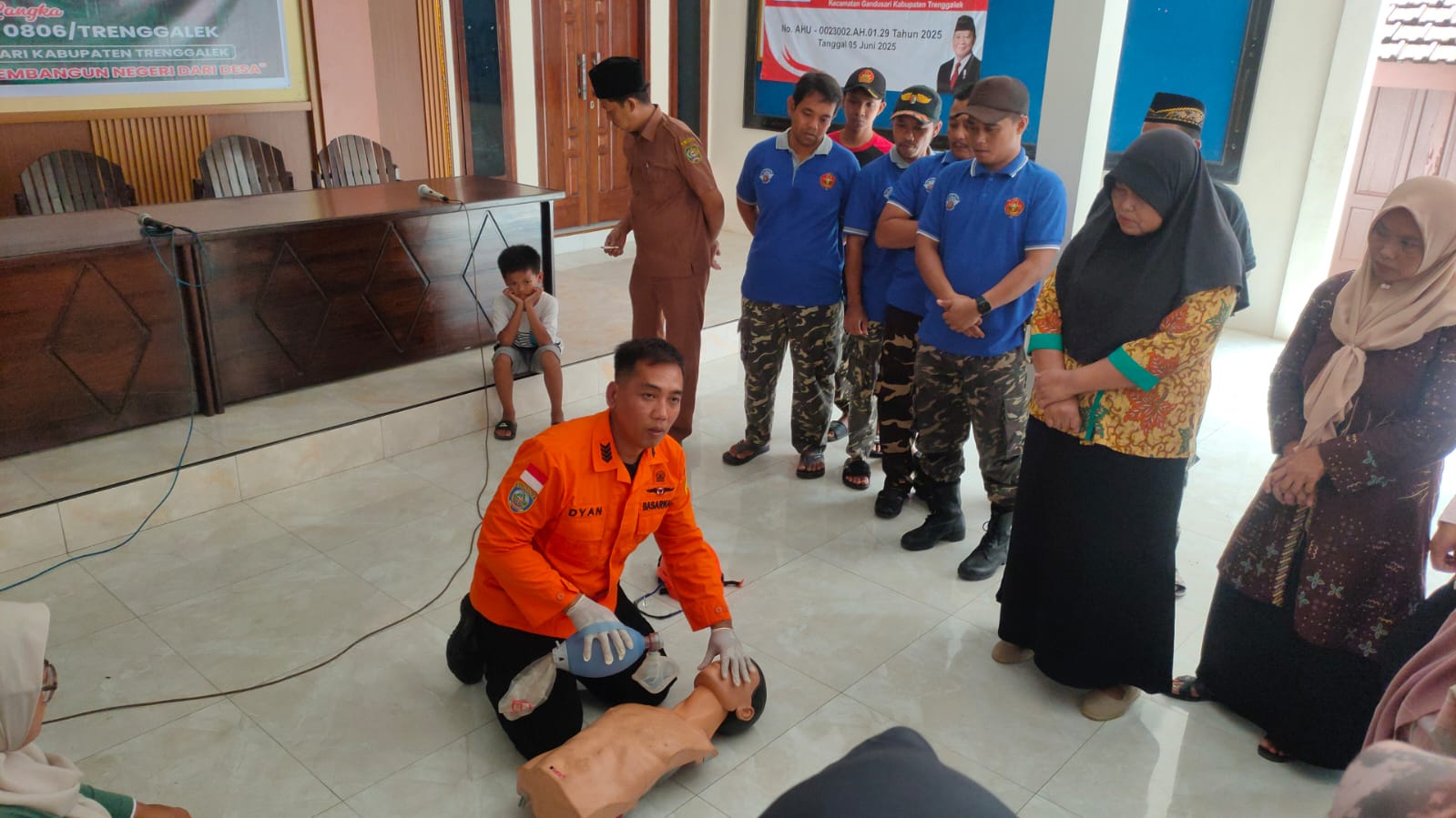 Basarnas, Praktikan Penanganan dan Pertolongan Korban Bencana