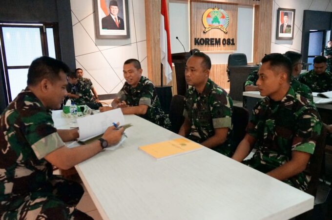 Terima Tim Audit Kinerja, Danrem Untoro Dorong Transparansi