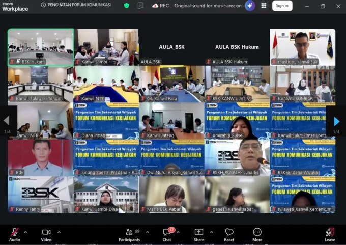 Kemenkum Jambi Ikuti Penguatan Forum Komunikasi Kebijakan, Perkuat Analisis Berbasis Data – Detiktoday.com