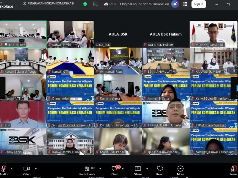 Kemenkum Jambi Ikuti Penguatan Forum Komunikasi Kebijakan, Perkuat Analisis Berbasis Data – Detiktoday.com