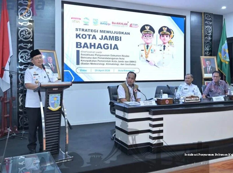 Wali Kota Maulana Perkuat Mitigasi Bencana, Kota Jambi Susun Kajian Risiko Berbasis Digital – Detiktoday.com