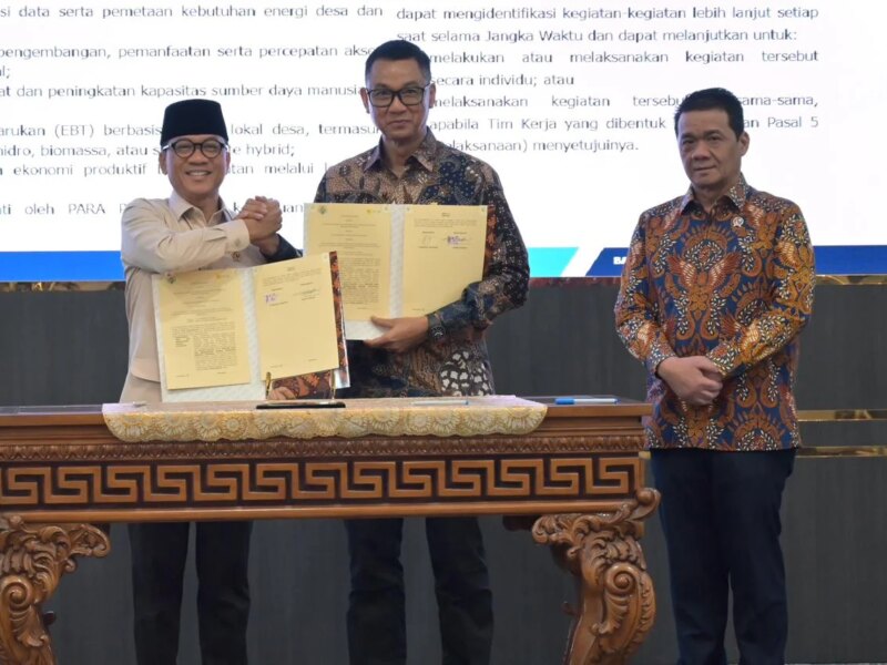 PLN – Kemendes PDT Teken MoU, Perkuat Pemanfaatan Listrik Untuk Dongkrak Kemandirian Desa – Detiktoday.com