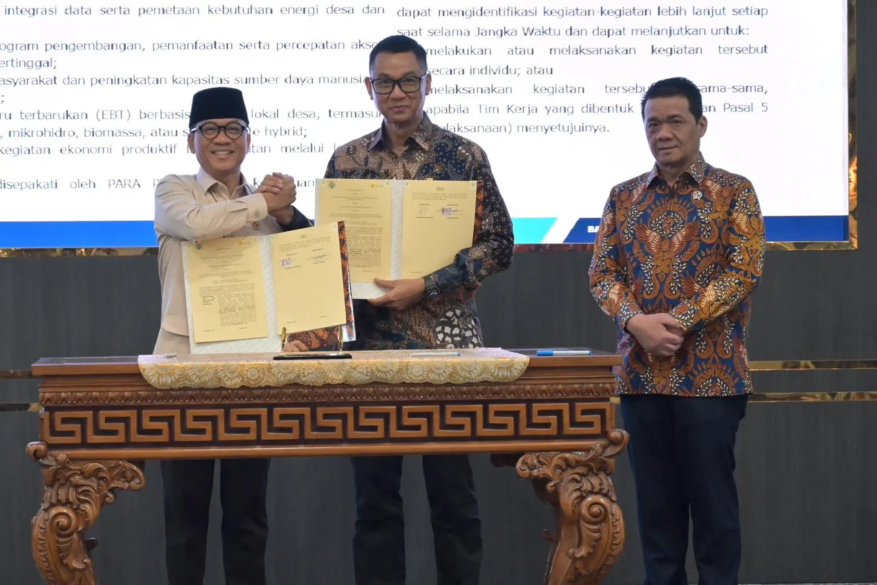 PLN – Kemendes PDT Teken MoU, Perkuat Pemanfaatan Listrik Untuk Dongkrak Kemandirian Desa – Detiktoday.com
