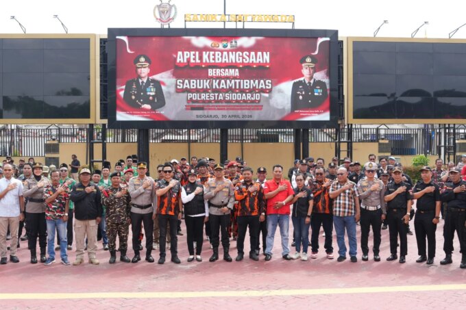 Polresta Sidoarjo Gelar Apel Sabuk Kamtibmas, Perkuat Sinergi Lintas Sektoral – Detiktoday.com