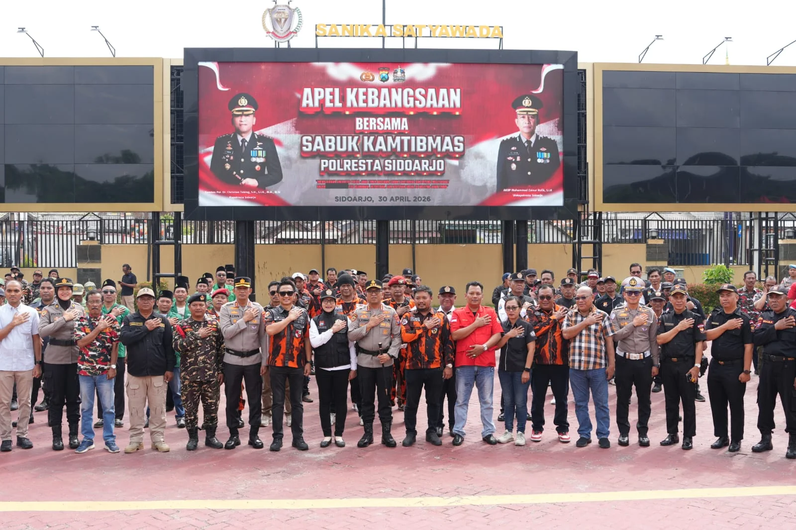 Polresta Sidoarjo Gelar Apel Sabuk Kamtibmas, Perkuat Sinergi Lintas Sektoral – Detiktoday.com