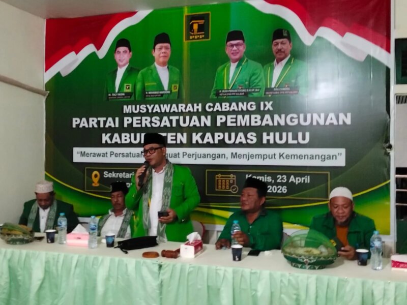 Muscab PPP Kapuas Hulu 2026 Berjalan Demokratis, Optimistis Tambah Kursi di 2029 – Detiktoday.com