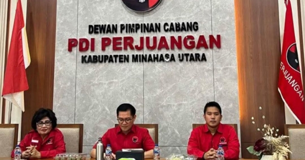 Joune Ganda Instruksikan Kader PDI Perjuangan Minut 'Turun ke Lorong'
