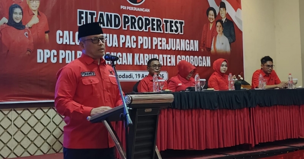 DPC PDI Perjuangan Grobogan Gelar Fit and Proper Test Calon Ketua PAC di 19 Kecamatan