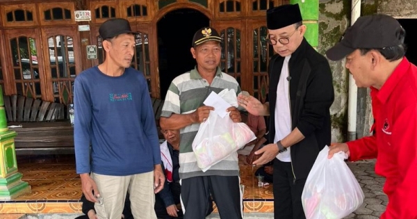 Kanang Tinjau Langsung Lokasi dan Salurkan Bantuan Bagi Korban Puting Beliung di Ngawi