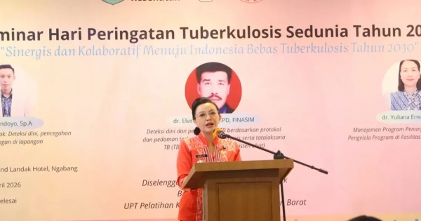 Karolin Margret Natasa Soroti Tingginya Kasus TBC di Kabupaten Landak 