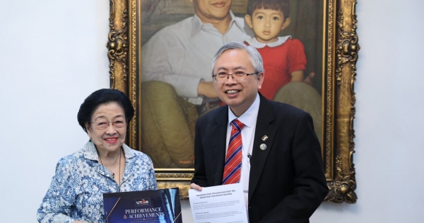 Megawati Soekarnoputri dan Rektor UTAR Malaysia Bahas Kerja Sama Riset dengan BRIN