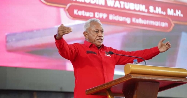 Musancab PDI Perjuangan Mimika, Komarudin Watubun Tekankan Pentingnya Kaderisasi dan Peran Generasi Muda Dalam Parpol