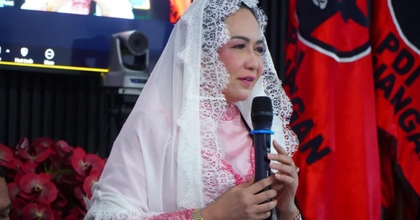 Refleksi Semangat Fatmawati, Kader Perempuan PDI Perjuangan Lampung Peringati Hari Kartini dengan Kebaya Ikonik