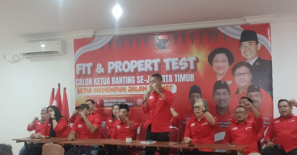 101 Calon Ketua Ranting PDI Perjuangan Jakarta Timur Ikuti Tes Tertulis dan Wawancara