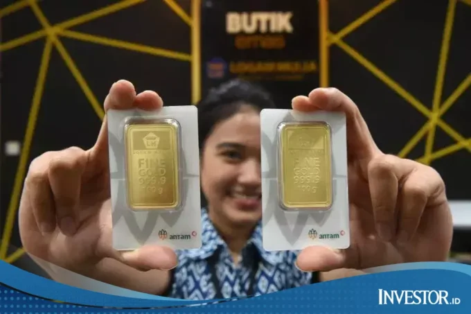 Harga Emas Antam (ANTM) Melonjak Rp 10.000Harga Emas Antam (ANTM) Melonjak Rp 10.000