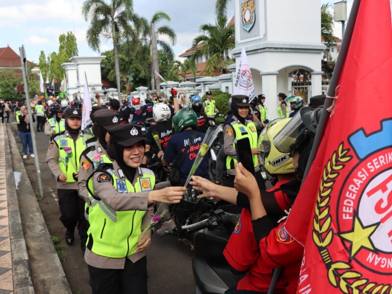 May Day 2026 di Kendal, Polres Fasilitasi Motoran dan Dialog Buruh Bersama Forkopimda