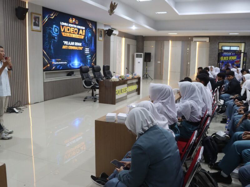 Lomba Konten AI Digelar di Demak, Kapolres: Pelajar Didorong Jadi Agen Perubahan